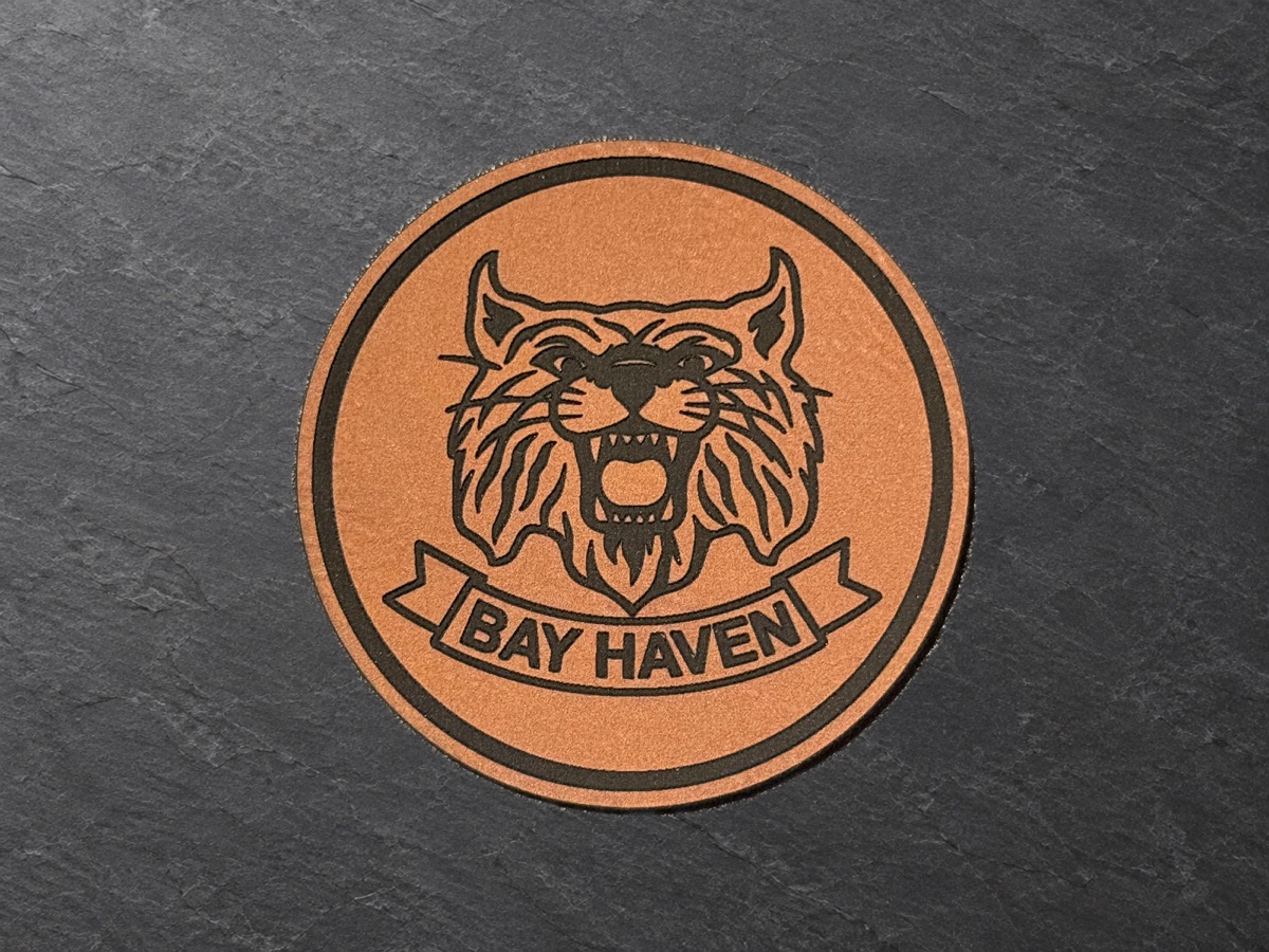 Bay Haven wildcat patch, round copper patch